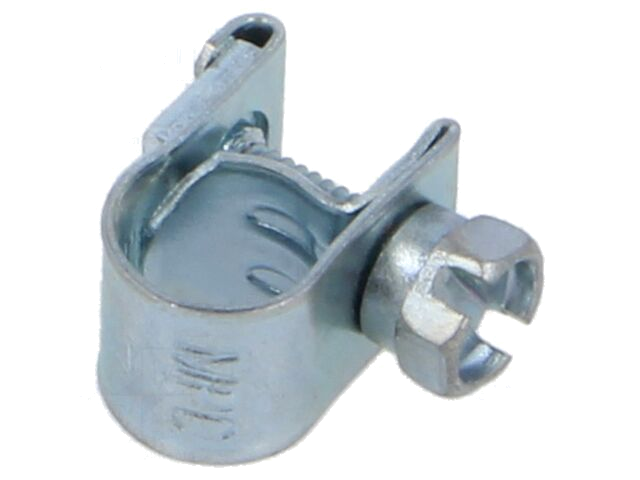 Zware slangklem met zeskantbout; W: 9mm; Klem: 6÷8mm; Mini; W1 Zware slangklem met zeskantbout; W: 9mm; Klem: 6÷8mm; Mini; W1